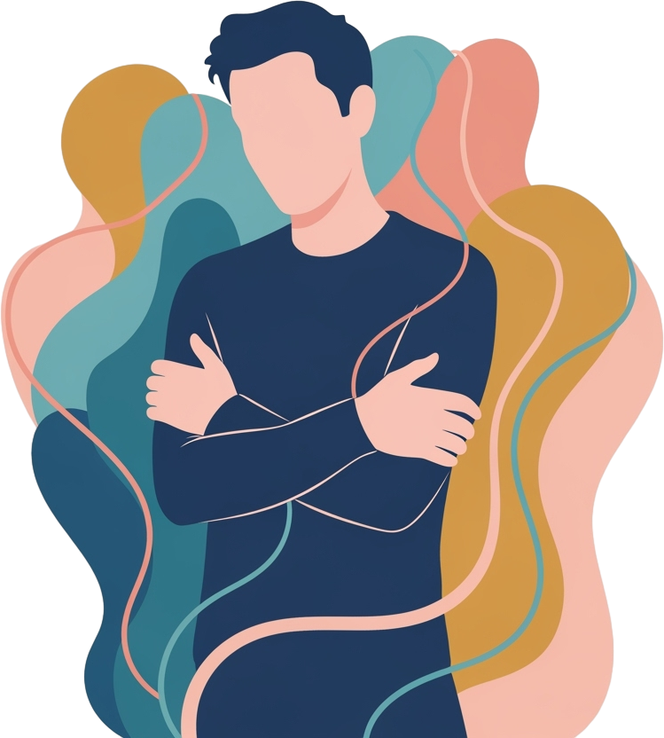 a man with his arms crossed