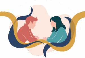 Couple practicing healthy communication skills to rebuild trust and emotional intimacy.